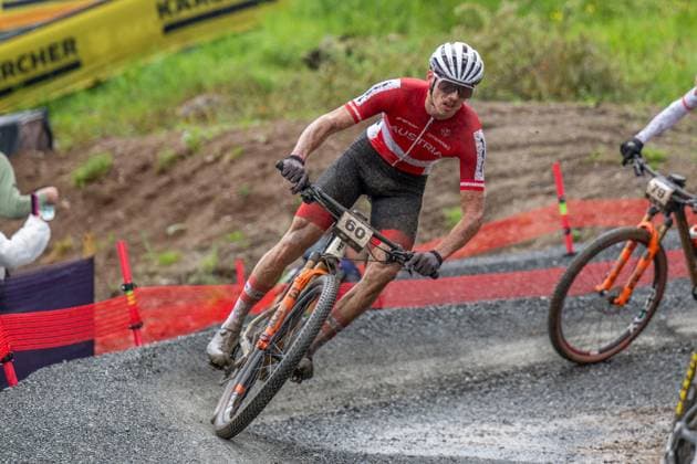 MOUNTAINBIKE - UCI MTB World Series LEOGANG,AUSTRIA,08.JUN.25 - CYCLING, MOUNTAIN BIKE - UCI Mountainbike World Cup, Cross-Country Olympic. Image shows Christoph Holzer (AUT).  GEPAxpictures xWolfgangxKofler