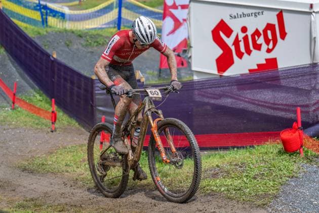 MOUNTAINBIKE - UCI MTB World Series LEOGANG,AUSTRIA,08.JUN.25 - CYCLING, MOUNTAIN BIKE - UCI Mountainbike World Cup, Cross-Country Olympic. Image shows Christoph Holzer (AUT).  GEPAxpictures xWolfgangxKofler