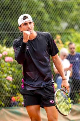 TENNIS : Open Sopra Steria - Lyon Villeurbanne 08 06 2025 DELLAVEDOVA, Matthew (AUS) vs DONNET, Etienne (FRA) lors des qualifications du tournoi de tennis ATP, Tennis Herren Challenger Tour, Open Sopra Steria Ã Lyon-Villeurbanne, le 09 06 2025. Photo Sandrine Thesillat PsNewZ VilleurbanneFrance  Copyright: xSandrinexTHESILLATx