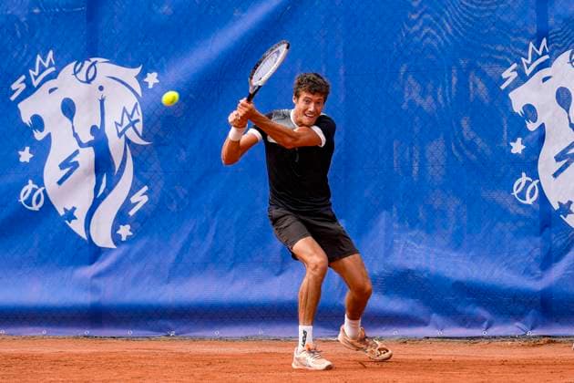 TENNIS : Open Sopra Steria - Lyon Villeurbanne 08 06 2025 DELLAVEDOVA, Matthew (AUS) vs DONNET, Etienne (FRA) lors des qualifications du tournoi de tennis ATP, Tennis Herren Challenger Tour, Open Sopra Steria Ã Lyon-Villeurbanne, le 09 06 2025. Photo Sandrine Thesillat PsNewZ VilleurbanneFrance  Copyright: xSandrinexTHESILLATx