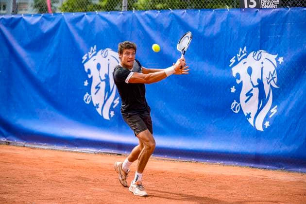 TENNIS : Open Sopra Steria - Lyon Villeurbanne 08 06 2025 DELLAVEDOVA, Matthew (AUS) vs DONNET, Etienne (FRA) lors des qualifications du tournoi de tennis ATP, Tennis Herren Challenger Tour, Open Sopra Steria Ã Lyon-Villeurbanne, le 09 06 2025. Photo Sandrine Thesillat PsNewZ VilleurbanneFrance  Copyright: xSandrinexTHESILLATx