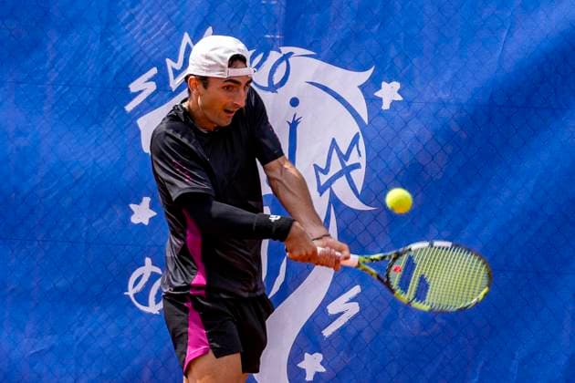 TENNIS : Open Sopra Steria - Lyon Villeurbanne 08 06 2025 DELLAVEDOVA, Matthew (AUS) vs DONNET, Etienne (FRA) lors des qualifications du tournoi de tennis ATP, Tennis Herren Challenger Tour, Open Sopra Steria Ã Lyon-Villeurbanne, le 09 06 2025. Photo Sandrine Thesillat PsNewZ VilleurbanneFrance  Copyright: xSandrinexTHESILLATx