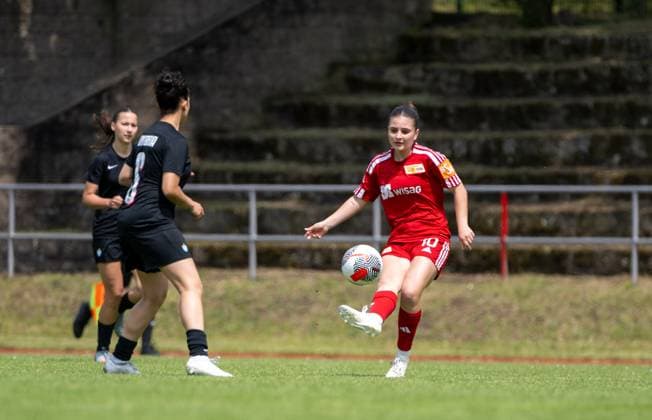 Soccer, 2 Women, Season 2024 2025, BFV Pokal Polytan Pokal Final , 1 FC Union Berlin U23 FC Viktoria 89 U20, Carolin Hamann 1 FC Union II , 08 06 2025, Copyright: xMatthiasxKochx