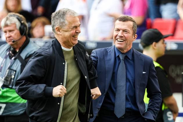 Lothar Matthaeus and Andreas Rettig DFB GER, Germany vs. France, Football, UEFA, Nations League, Place3, Season 2024 2025, 08 06 2025 GER, Germany vs. France, Football, UEFA, Nations League, Place3, Season 2024 2025, 08 06 2025 Stuttgart Copyright: xEibner-Pressefoto RogerxBuerkex EP_RBE