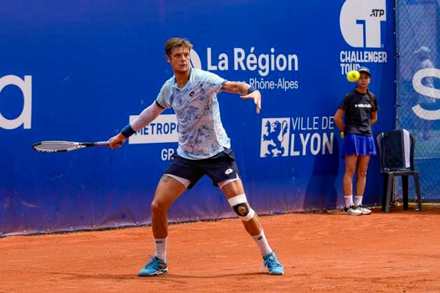 TENNIS : Open Sopra Steria - Lyon Villeurbanne 08 06 2025 Maxime Janvier (FRA) vs Mae Malige (FRA) lors des qualifications du tournoi de tennis ATP, Tennis Herren Challenger Tour, Open Sopra Steria Ã Lyon-Villeurbanne, le 09 06 2025. Photo Sandrine Thesillat PsNewZ VilleurbanneFrance  Copyright: xSandrinexTHESILLATx