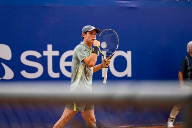TENNIS : Open Sopra Steria - Lyon Villeurbanne 08 06 2025 Maxime Janvier (FRA) vs Mae Malige (FRA) lors des qualifications du tournoi de tennis ATP, Tennis Herren Challenger Tour, Open Sopra Steria Ã Lyon-Villeurbanne, le 09 06 2025. Photo Sandrine Thesillat PsNewZ VilleurbanneFrance  Copyright: xSandrinexTHESILLATx