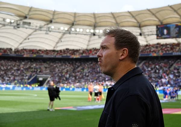 08 06 2025, xsltx, Football UEFA Nations League Place 3, Germany France v l Coach Julian Nagelsmann German National Football Team DFB DFL DFB REGULATIONS PROHIBIT ANY USE OF PHOTOGRAPHS as IMAGE SEQUENCES and or QUASI VIDEO Stuttgart