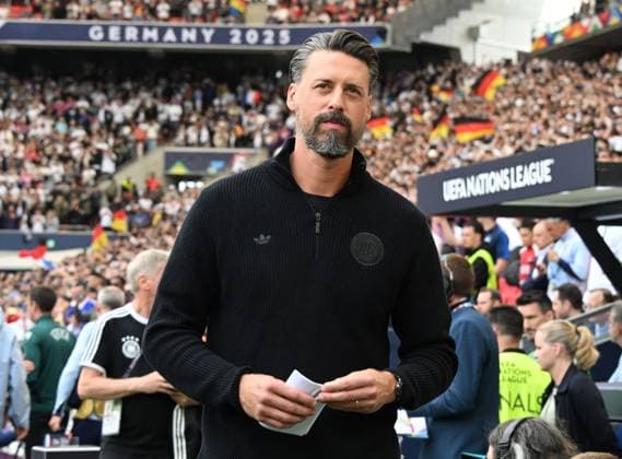08 06 2025, xsltx, Football UEFA Nations League 3rd place, Germany France v l Co Coach Sandro Wagner German National Football Team DFB DFL DFB REGULATIONS PROHIBIT ANY USE OF PHOTOGRAPHS as IMAGE SEQUENCES and or QUASI VIDEO Stuttgart
