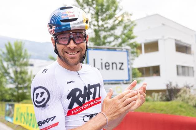 08 06 2025, Lienz, AUT, 37 Dolomite Cycling Tour, 10 SuperGiroDolomiti, in the picture Benjamin Karl AUT Benjamin Karl AUT during the 37th Dolomite Cycling Tour and 10th SuperGiroDolomiti in Lienz, Austria on 2025 06 08 Expa Lienz  EP_gro