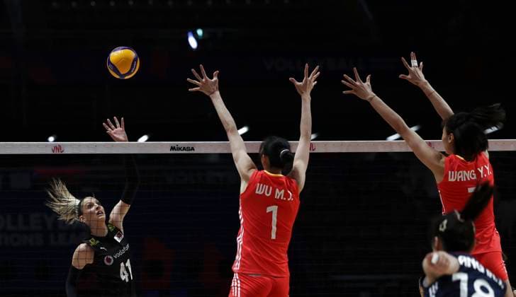 Volleyball, Women, Nations League, China - Turkey
