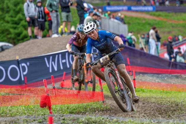 MOUNTAINBIKE - UCI MTB World Series LEOGANG,AUSTRIA,08.JUN.25 - CYCLING, MOUNTAIN BIKE - UCI Mountainbike World Cup, Cross-Country Olympic. Image shows Mona Mitterwallner (AUT).  GEPAxpictures xWolfgangxKofler