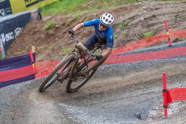 MOUNTAINBIKE - UCI MTB World Series LEOGANG,AUSTRIA,08.JUN.25 - CYCLING, MOUNTAIN BIKE - UCI Mountainbike World Cup, Cross-Country Olympic. Image shows Mona Mitterwallner (AUT).  GEPAxpictures xWolfgangxKofler