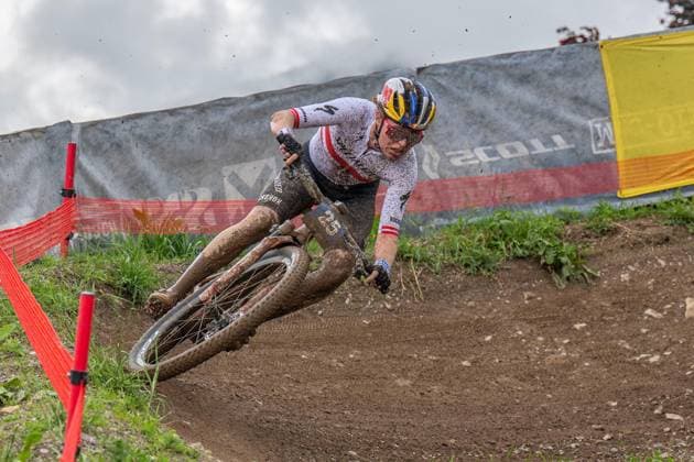 MOUNTAINBIKE - UCI MTB World Series LEOGANG,AUSTRIA,08.JUN.25 - CYCLING, MOUNTAIN BIKE - UCI Mountainbike World Cup, Cross-Country Olympic. Image shows Laura Stigger (AUT).  GEPAxpictures xWolfgangxKofler