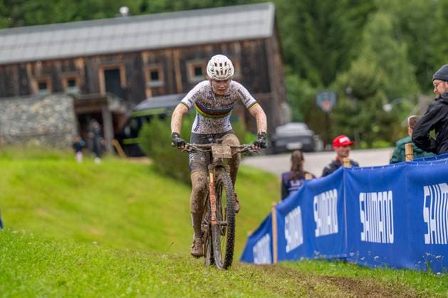 MOUNTAINBIKE - UCI MTB World Series LEOGANG,AUSTRIA,08.JUN.25 - CYCLING, MOUNTAIN BIKE - UCI Mountainbike World Cup, Cross-Country Olympic. Image shows Puck Pieterse (NED).  GEPAxpictures xWolfgangxKofler