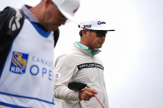 RBC Canadian Open 2025 - Final Round CALEDON, CANADA - JUNE 8 : Ryo Hisatsune of Japan walks after hitting his tee shot on the 1st hole during the final round of the RBC Canadian Open 2025 at TPC Toronto at Osprey Valley in Caledon, Ontario, Canada on June 8, 2025. Mert Alper Dervis Anadolu Caledon Canada. Editorial use only. Please get in touch for any other usage.  Copyright: x2025xAnadoluxMertxAlperxDervisx