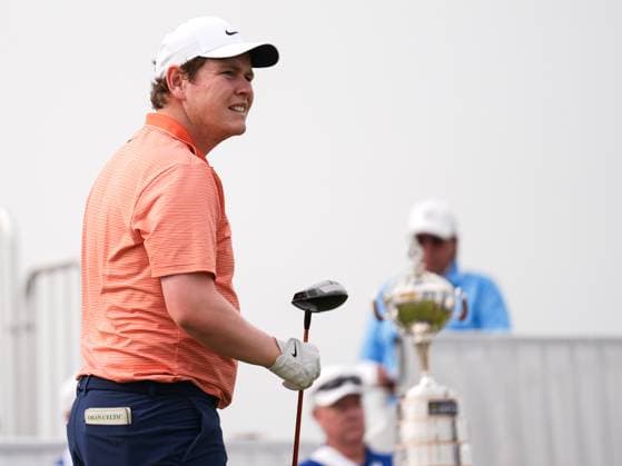 RBC Canadian Open 2025 - Final Round CALEDON, CANADA - JUNE 8 : Robert MacIntyre of Scotland looks on after his tee shot on the 1st hole during the final round of the RBC Canadian Open 2025 at TPC Toronto at Osprey Valley in Caledon, Ontario, Canada on June 8, 2025. Mert Alper Dervis Anadolu Ontario Canada. Editorial use only. Please get in touch for any other usage.  Copyright: x2025xAnadoluxMertxAlperxDervisx