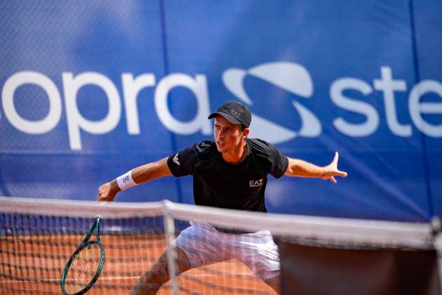 TENNIS : Open Sopra Steria - Lyon Villeurbanne 08 06 2025 Timothee Lustig (FRA) vs Michael Vrbensky (CZE) lors des qualifications du tournoi de tennis ATP, Tennis Herren Challenger Tour, Open Sopra Steria Ã Lyon-Villeurbanne, le 09 06 2025. Photo Sandrine Thesillat PsNewZ VilleurbanneFrance  Copyright: xSandrinexTHESILLATx