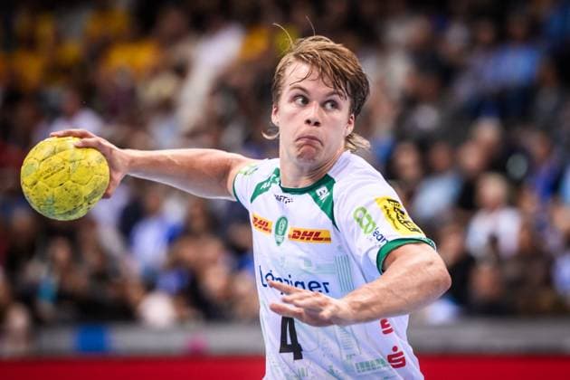 Andri Mar Runarsson SC DHfK Leipzig, 04 GER, TVB Stuttgart SC DHfK Leipzig, DAIKIN HBL, Handball, Bundesliga, 34 Matchday, Season 2024 2025, 08 06 2025 GER, TVB Stuttgart SC DHfK Leipzig, DAIKIN HBL, Handball, Bundesliga, 34 Matchday, Season 2024 2025, 08 06 2025 Stuttgart Copyright: xSandyxDinkelackerx EP_SDR