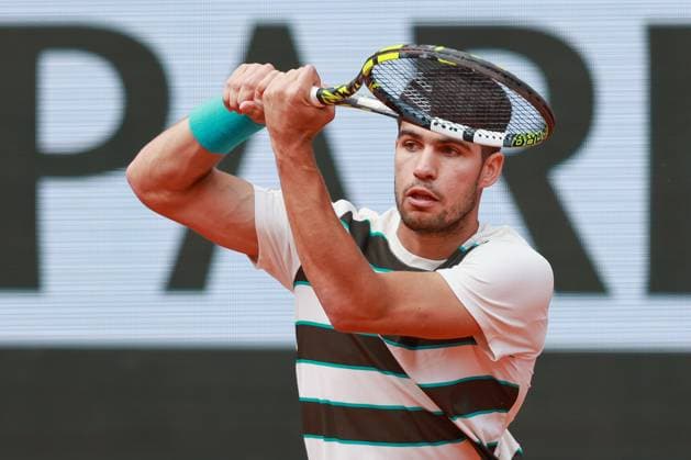 Carlos Alcaraz ESP , Final, Final Tennis French Open 2025 Roland Garros Paris France 8 June 2025 Copyright: xJuergenxHasenkopfx