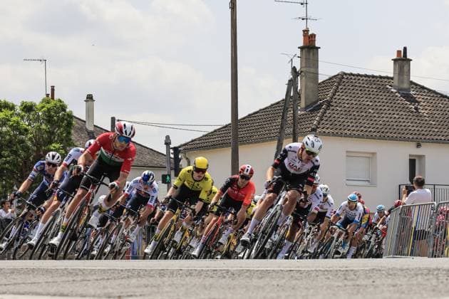 VALTER Attila, Team Visma Lease a Bike, during the Criterium du Dauphine, Stage 1, Domerat - Montlucon, 06 08 2025 - 195,8 km during Criterium du Dauphine 2025 - Stage 1, Street Cycling race in France, France, June 08 2025  Copyright: xStefanoxCavasino IPAxSportx xipa-agency.netx xx IPA_58781175 IPA_Agency_IPA58781175