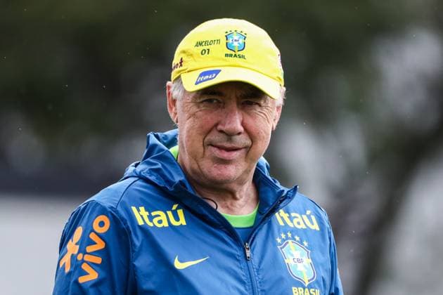 Football, Carlo Ancelotti faces extension as Brazil national team coach until 2030, archive images