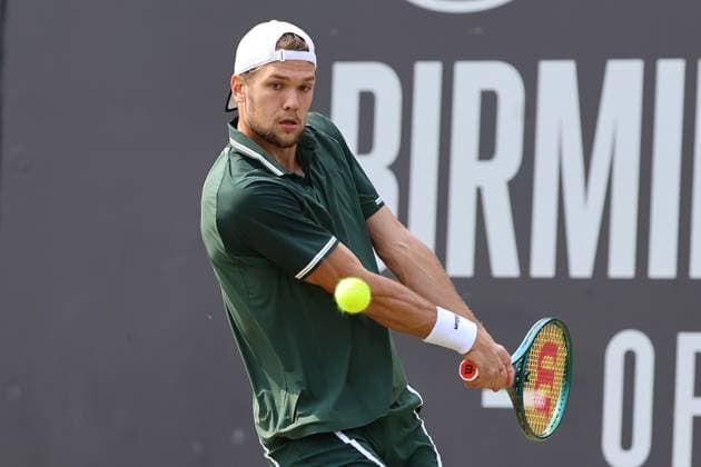 TENNIS - Birmingham Open 2025 BIRMINGHAM,ENGLAND,08.JUN.25 - TENNIS - ATP, Tennis Herren Challenger Tour, Birmingham Open, final. Image shows Otto Virtanen (FIN).  GEPAxpictures xAlanxGrieves