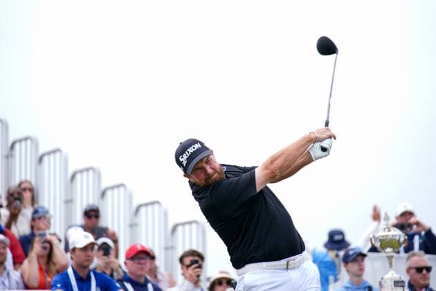 RBC Canadian Open 2025 - Final Round CALEDON, CANADA - JUNE 8 : Shane Lowry of Ireland hits a tee shot on the 1st hole during the final round of the RBC Canadian Open 2025 at TPC Toronto at Osprey Valley in Caledon, Ontario, Canada on June 8, 2025. Mert Alper Dervis Anadolu Ontario Canada. Editorial use only. Please get in touch for any other usage.  Copyright: x2025xAnadoluxMertxAlperxDervisx