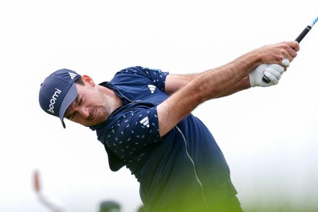 RBC Canadian Open 2025 - Final Round CALEDON, CANADA - JUNE 8 : Nick Taylor of Canada hits a tee shot on the 1st hole during the final round of the RBC Canadian Open 2025 at TPC Toronto at Osprey Valley in Caledon, Ontario, Canada on June 8, 2025. Mert Alper Dervis Anadolu Ontario Canada. Editorial use only. Please get in touch for any other usage.  Copyright: x2025xAnadoluxMertxAlperxDervisx