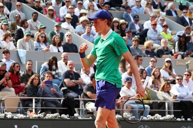 TENNIS : Roland Garros 2025 - Internationaux de France - 08 06 2025 Jannik Sinner (ITA) Vs Carlos Alcaraz (ESP) ParisFrance  Copyright: xMichtofx