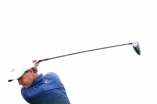 RBC Canadian Open 2025 - Final Round CALEDON, CANADA - JUNE 8 : Cameron Champ of the United States hits his tee shot on the 1st hole during the final round of the RBC Canadian Open 2025 at TPC Toronto at Osprey Valley in Caledon, Ontario, Canada on June 8, 2025. Mert Alper Dervis Anadolu Ontario Canada. Editorial use only. Please get in touch for any other usage.  Copyright: x2025xAnadoluxMertxAlperxDervisx