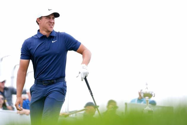 RBC Canadian Open 2025 - Final Round CALEDON, CANADA - JUNE 8 : Cameron Champ of the United States hits his tee shot on the 1st hole during the final round of the RBC Canadian Open 2025 at TPC Toronto at Osprey Valley in Caledon, Ontario, Canada on June 8, 2025. Mert Alper Dervis Anadolu Ontario Canada. Editorial use only. Please get in touch for any other usage.  Copyright: x2025xAnadoluxMertxAlperxDervisx