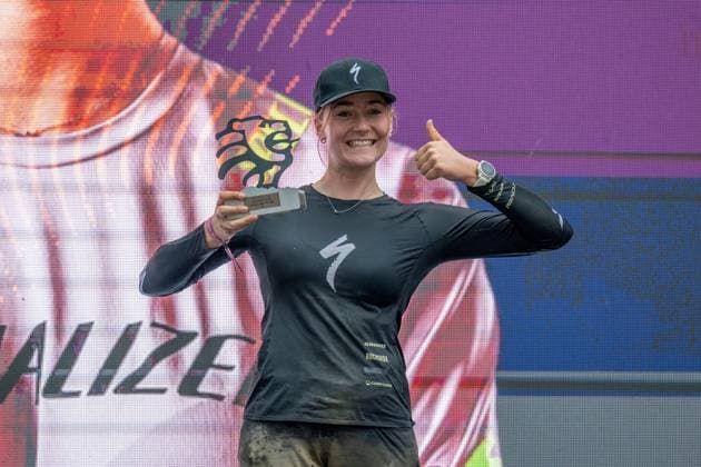 MOUNTAINBIKE - UCI MTB World Series LEOGANG,AUSTRIA,08.JUN.25 - CYCLING, MOUNTAIN BIKE - UCI Mountainbike World Cup, Enduro. Image shows Winni Goldsbury (NZL).  GEPAxpictures xWolfgangxKofler