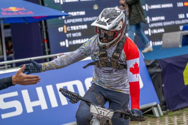 MOUNTAINBIKE - UCI MTB World Series LEOGANG,AUSTRIA,08.JUN.25 - CYCLING, MOUNTAIN BIKE - UCI Mountainbike World Cup, Enduro. Image shows Jesse Melamed (CAN).  GEPAxpictures xWolfgangxKofler