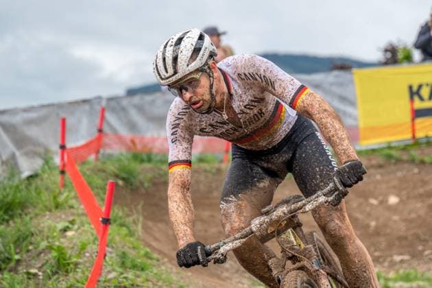 MOUNTAINBIKE - UCI MTB World Series LEOGANG,AUSTRIA,08.JUN.25 - CYCLING, MOUNTAIN BIKE - UCI Mountainbike World Cup, Cross-Country Olympic. Image shows Luca Schwarzbauer (GER).  GEPAxpictures xWolfgangxKofler