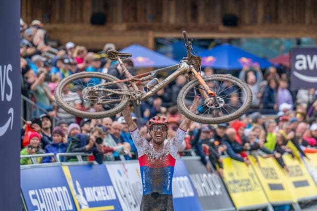 MOUNTAINBIKE - UCI MTB World Series LEOGANG,AUSTRIA,08.JUN.25 - CYCLING, MOUNTAIN BIKE - UCI Mountainbike World Cup, Cross-Country Olympic. Image shows Ondrej Cink (CZE).  GEPAxpictures xWolfgangxKofler