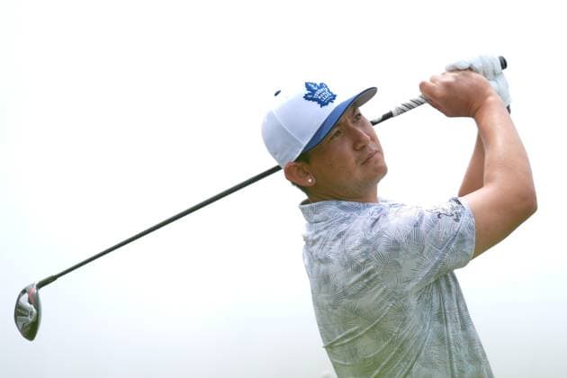 RBC Canadian Open 2025 - Final Round CALEDON, CANADA - JUNE 8 : Rico Hoye of Philippines hits his tee shot during the final round of the RBC Canadian Open 2025 at TPC Toronto at Osprey Valley in Caledon, Ontario, Canada on June 8, 2025. Mert Alper Dervis Anadolu Ontario Canada. Editorial use only. Please get in touch for any other usage.  Copyright: x2025xAnadoluxMertxAlperxDervisx