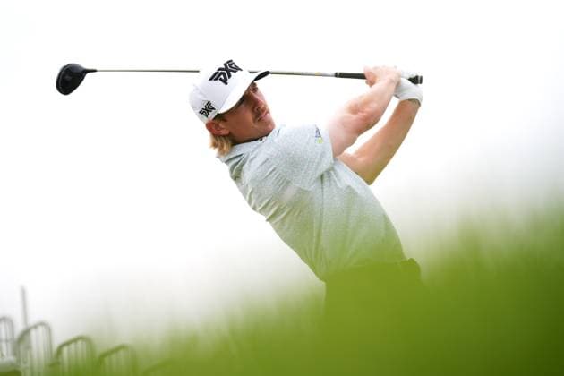 RBC Canadian Open 2025 - Final Round CALEDON, CANADA - JUNE 8 : Jake Knapp of the United States hits his tee shot during the final round of the RBC Canadian Open 2025 at TPC Toronto at Osprey Valley in Caledon, Ontario, Canada on June 8, 2025. Mert Alper Dervis Anadolu Ontario Canada. Editorial use only. Please get in touch for any other usage.  Copyright: x2025xAnadoluxMertxAlperxDervisx