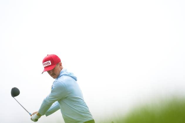 RBC Canadian Open 2025 - Final Round CALEDON, CANADA - JUNE 8 : Mackenzie Hughes of Canada hits a tee shot during the final round of the RBC Canadian Open 2025 at TPC Toronto at Osprey Valley in Caledon, Ontario, Canada on June 8, 2025. Mert Alper Dervis Anadolu Ontario Canada. Editorial use only. Please get in touch for any other usage.  Copyright: x2025xAnadoluxMertxAlperxDervisx