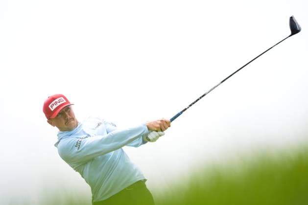 RBC Canadian Open 2025 - Final Round CALEDON, CANADA - JUNE 8 : Mackenzie Hughes of Canada hits a tee shot during the final round of the RBC Canadian Open 2025 at TPC Toronto at Osprey Valley in Caledon, Ontario, Canada on June 8, 2025. Mert Alper Dervis Anadolu Ontario Canada. Editorial use only. Please get in touch for any other usage.  Copyright: x2025xAnadoluxMertxAlperxDervisx