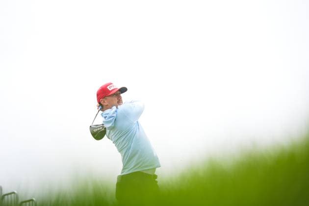 RBC Canadian Open 2025 - Final Round CALEDON, CANADA - JUNE 8 : Mackenzie Hughes of Canada hits a tee shot during the final round of the RBC Canadian Open 2025 at TPC Toronto at Osprey Valley in Caledon, Ontario, Canada on June 8, 2025. Mert Alper Dervis Anadolu Ontario Canada. Editorial use only. Please get in touch for any other usage.  Copyright: x2025xAnadoluxMertxAlperxDervisx