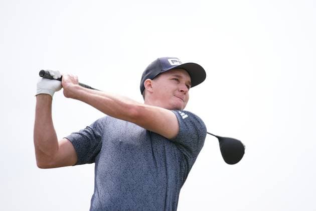 RBC Canadian Open 2025 - Final Round CALEDON, CANADA - JUNE 8 : Matt McCarty of the United States hits a tee shot during the final round of the RBC Canadian Open 2025 at TPC Toronto at Osprey Valley in Caledon, Ontario, Canada on June 8, 2025. Mert Alper Dervis Anadolu Ontario Canada. Editorial use only. Please get in touch for any other usage.  Copyright: x2025xAnadoluxMertxAlperxDervisx