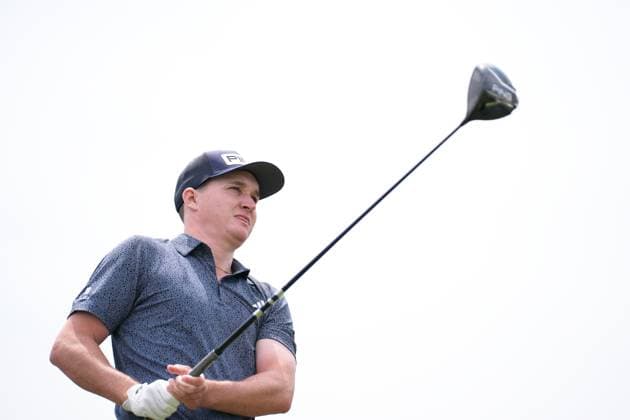 RBC Canadian Open 2025 - Final Round CALEDON, CANADA - JUNE 8 : Matt McCarty of the United States looks on after a tee shot during the final round of the RBC Canadian Open 2025 at TPC Toronto at Osprey Valley in Caledon, Ontario, Canada on June 8, 2025. Mert Alper Dervis Anadolu Ontario Canada. Editorial use only. Please get in touch for any other usage.  Copyright: x2025xAnadoluxMertxAlperxDervisx