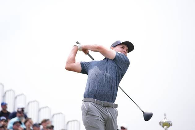 RBC Canadian Open 2025 - Final Round CALEDON, CANADA - JUNE 8 : Matt McCarty of the United States hits a tee shot during the final round of the RBC Canadian Open 2025 at TPC Toronto at Osprey Valley in Caledon, Ontario, Canada on June 8, 2025. Mert Alper Dervis Anadolu Ontario Canada. Editorial use only. Please get in touch for any other usage.  Copyright: x2025xAnadoluxMertxAlperxDervisx