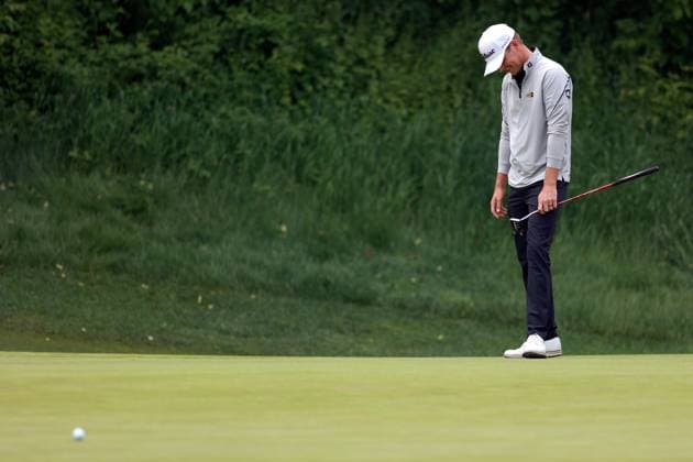 RBC Canadian Open 2025 at TPC Toronto at Osprey Valley CALEDON, ONTARIO - JUNE 08: Jeremy Paul of Heidelberg, Germany reacts to his putt on the 10th green in the backgroun during the final round of the RBC Canadian Open 2025 at TPC Toronto at Osprey Valley on Sunday, June 08, 2025 in Caledon, Ontario, Canada. Caledon Ontario United States  Copyright: xAmyxLemusx originalFilename:lemus-rbccanad250608_npd6y.jpg