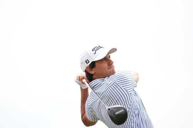 RBC Canadian Open 2025 - Final Round CALEDON, CANADA - JUNE 8 : Matteo Manassero of Italy hits a tee shot during the final round of the RBC Canadian Open 2025 at TPC Toronto at Osprey Valley in Caledon, Ontario, Canada on June 8, 2025. Mert Alper Dervis Anadolu Ontario Canada. Editorial use only. Please get in touch for any other usage.  Copyright: x2025xAnadoluxMertxAlperxDervisx