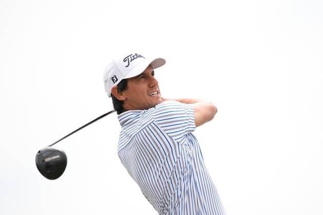 RBC Canadian Open 2025 - Final Round CALEDON, CANADA - JUNE 8 : Matteo Manassero of Italy hits a tee shot during the final round of the RBC Canadian Open 2025 at TPC Toronto at Osprey Valley in Caledon, Ontario, Canada on June 8, 2025. Mert Alper Dervis Anadolu Ontario Canada. Editorial use only. Please get in touch for any other usage.  Copyright: x2025xAnadoluxMertxAlperxDervisx