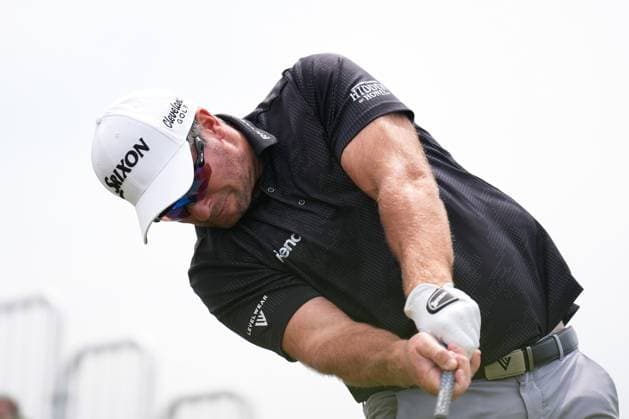 RBC Canadian Open 2025 - Final Round CALEDON, CANADA - JUNE 8 : Ryan Fox of New Zealand hits a tee shot during the final round of the RBC Canadian Open 2025 at TPC Toronto at Osprey Valley in Caledon, Ontario, Canada on June 8, 2025. Mert Alper Dervis Anadolu Ontario Canada. Editorial use only. Please get in touch for any other usage.  Copyright: x2025xAnadoluxMertxAlperxDervisx