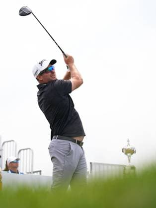 RBC Canadian Open 2025 - Final Round CALEDON, CANADA - JUNE 8 : Ryan Fox of New Zealand hits a tee shot during the final round of the RBC Canadian Open 2025 at TPC Toronto at Osprey Valley in Caledon, Ontario, Canada on June 8, 2025. Mert Alper Dervis Anadolu Ontario Canada. Editorial use only. Please get in touch for any other usage.  Copyright: x2025xAnadoluxMertxAlperxDervisx