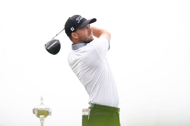 RBC Canadian Open 2025 - Final Round CALEDON, CANADA - JUNE 8 : Lee Hodges of the United States hits a tee shot during the final round of the RBC Canadian Open 2025 at TPC Toronto at Osprey Valley in Caledon, Ontario, Canada on June 8, 2025. Mert Alper Dervis Anadolu Ontario Canada. Editorial use only. Please get in touch for any other usage.  Copyright: x2025xAnadoluxMertxAlperxDervisx