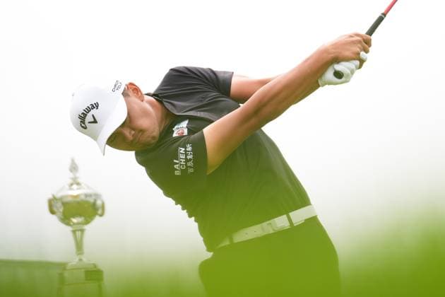 RBC Canadian Open 2025 - Final Round CALEDON, CANADA - JUNE 8 : Kevin Yu of Taiwan hits a tee shot during the final round of the RBC Canadian Open 2025 at TPC Toronto at Osprey Valley in Caledon, Ontario, Canada on June 8, 2025. Mert Alper Dervis Anadolu Ontario Canada. Editorial use only. Please get in touch for any other usage.  Copyright: x2025xAnadoluxMertxAlperxDervisx
